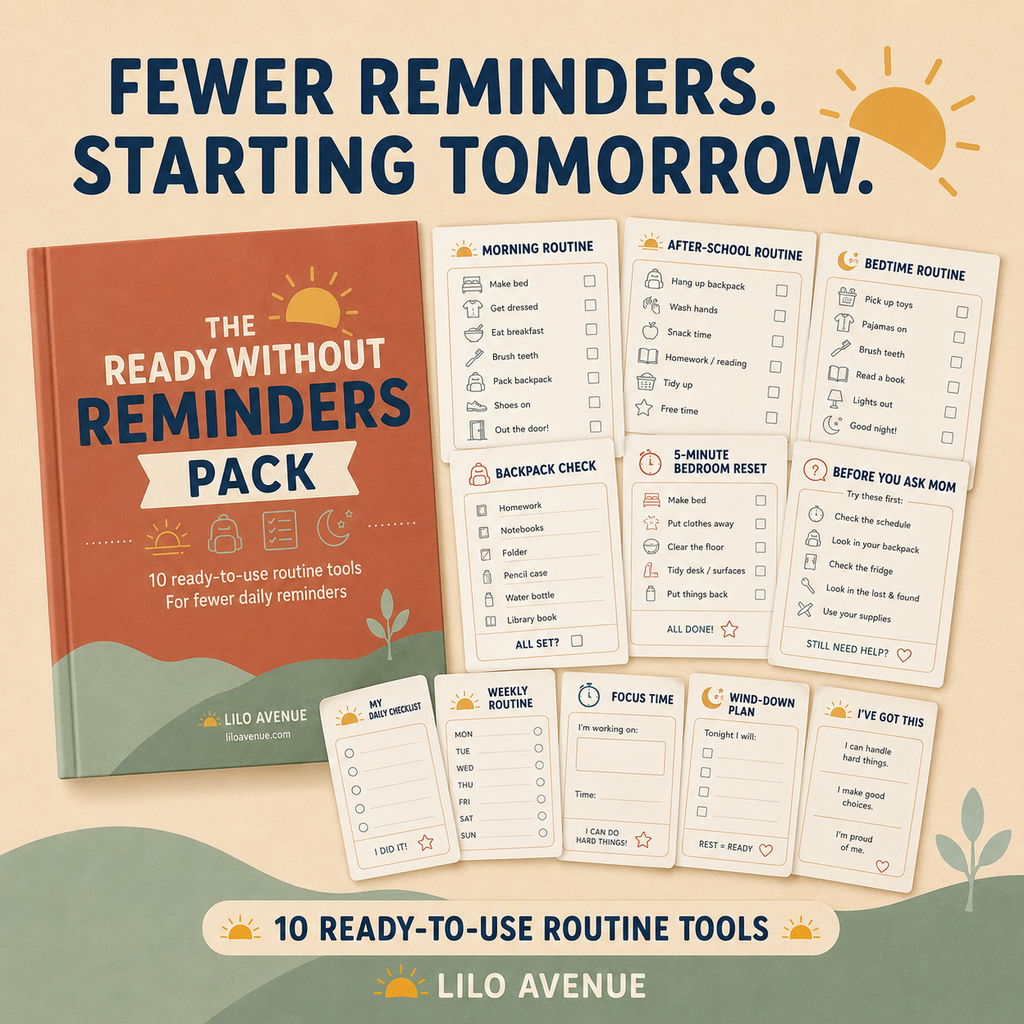 Routine Reminder Pack complete printable bundle
